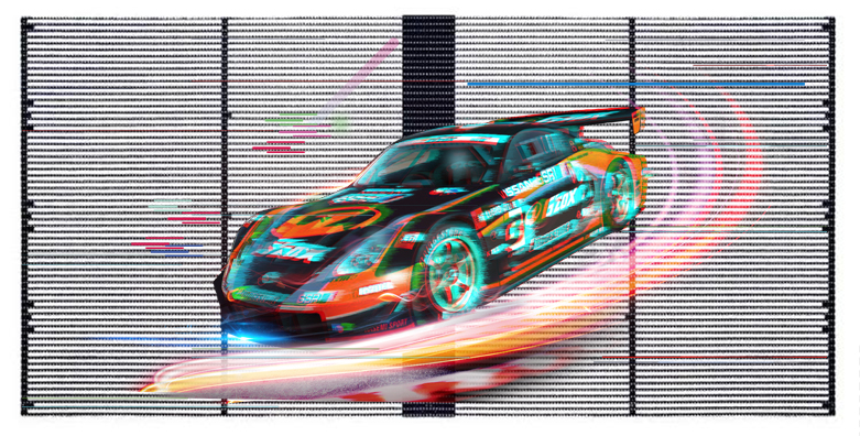 transparent led screen display