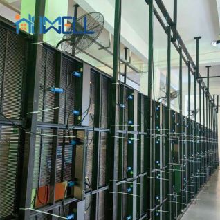 transparent glass led screen