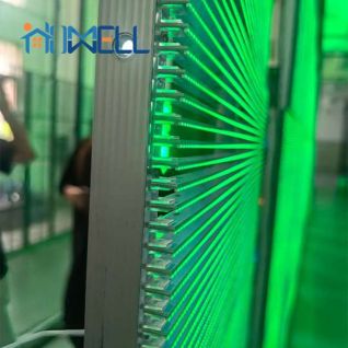 led transparent film screen